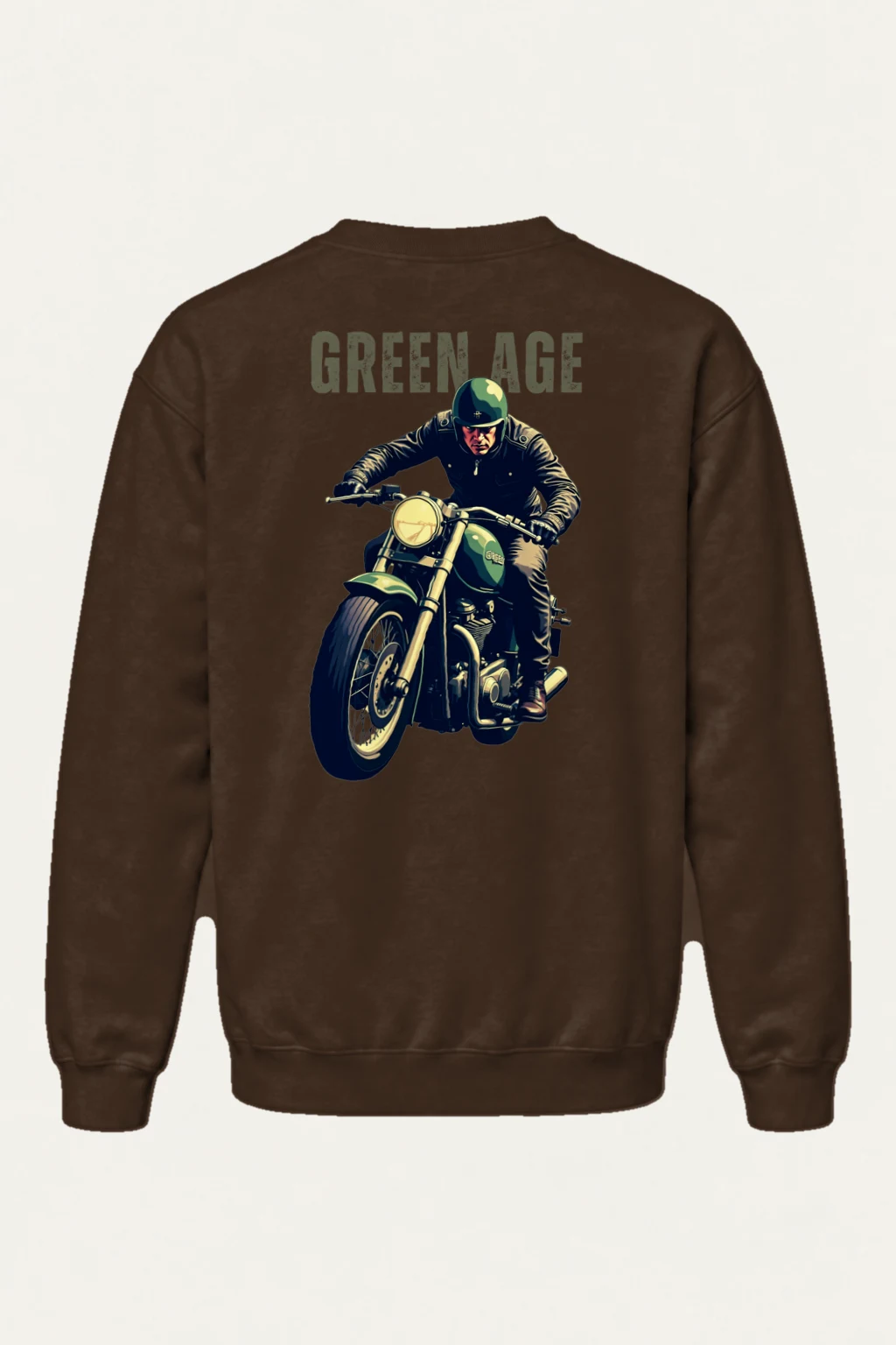 "Green Age Enfield" Heavy Blend Unisex Crewneck Sweatshirt | Gildan 18000
