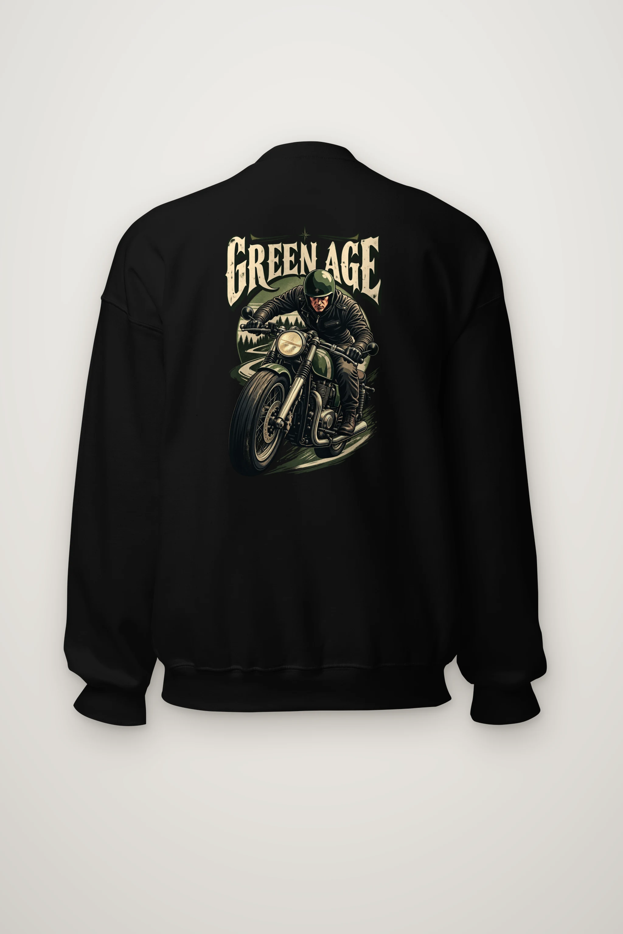 "Green Age Rider" Heavy Blend Unisex Crewneck Sweatshirt