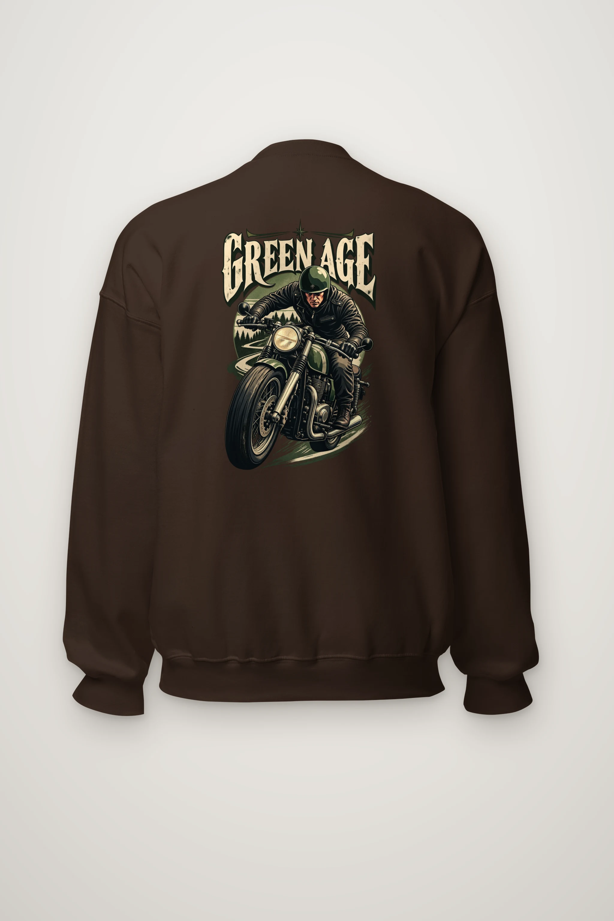 "Green Age Rider" Heavy Blend Unisex Crewneck Sweatshirt