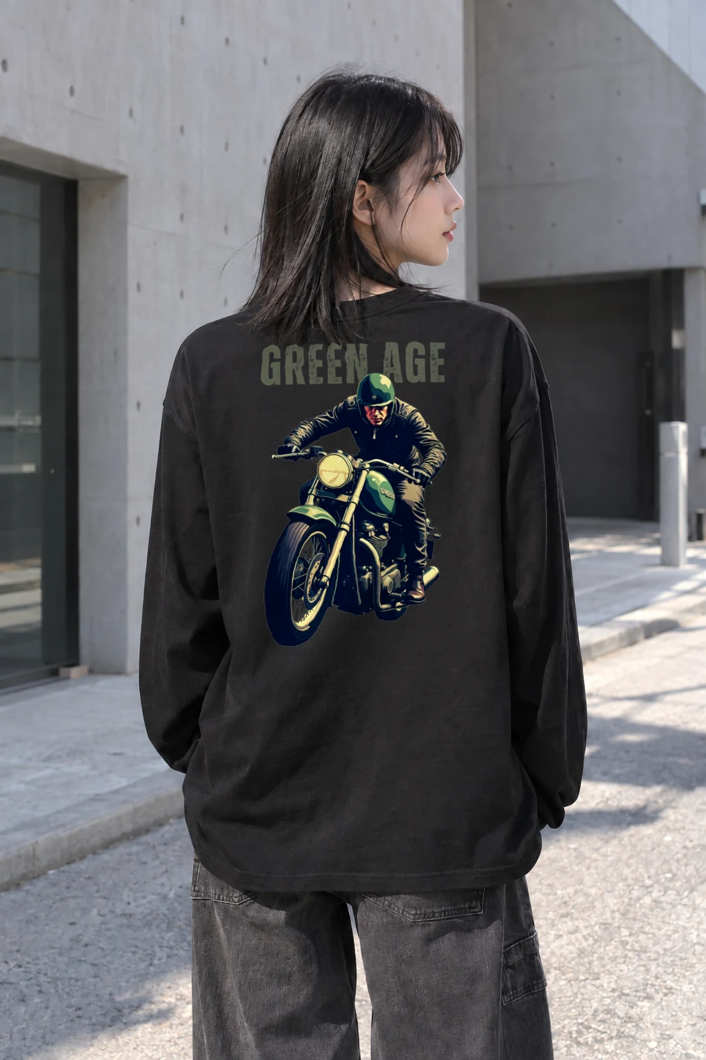 "Green Age" Unisex Longsleeve T-shirt | Gildan 2400