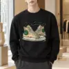 "Green Grin Laces" Heavy Blend Unisex Crewneck Sweatshirt | Gildan 18000