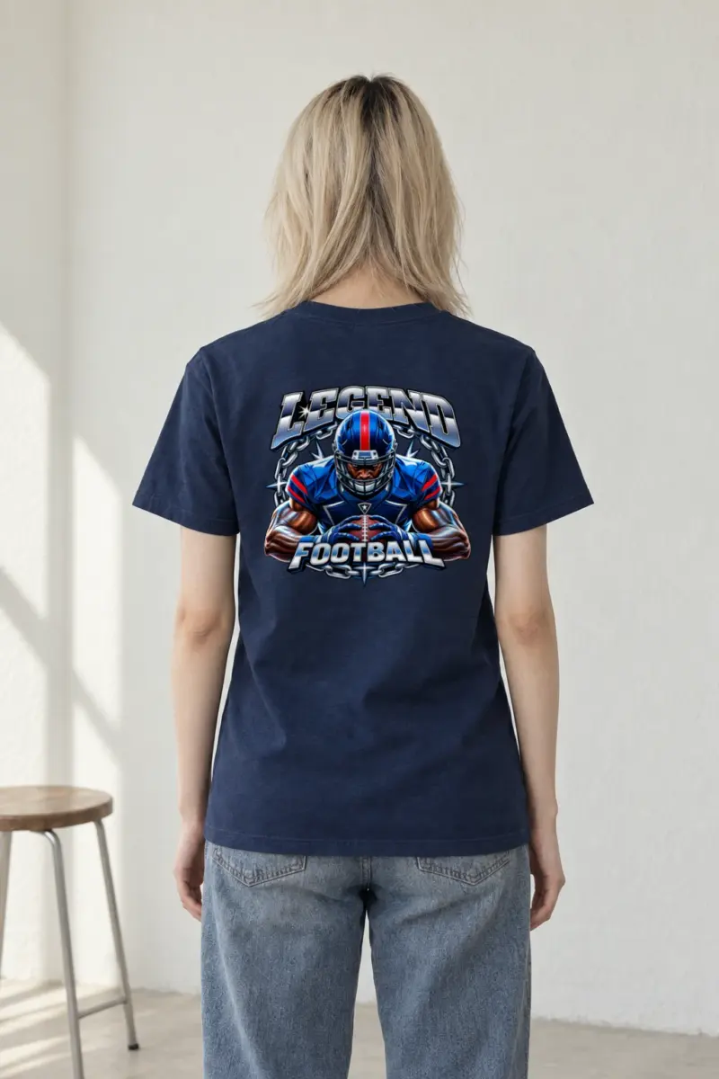 "Gridiron Titan" Heavyweight Unisex Crewneck T-shirt