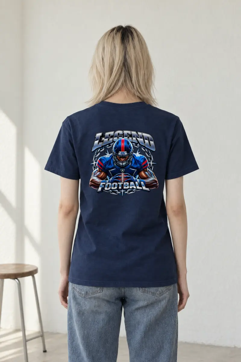"Gridiron Titan" Heavyweight Unisex Crewneck T-shirt