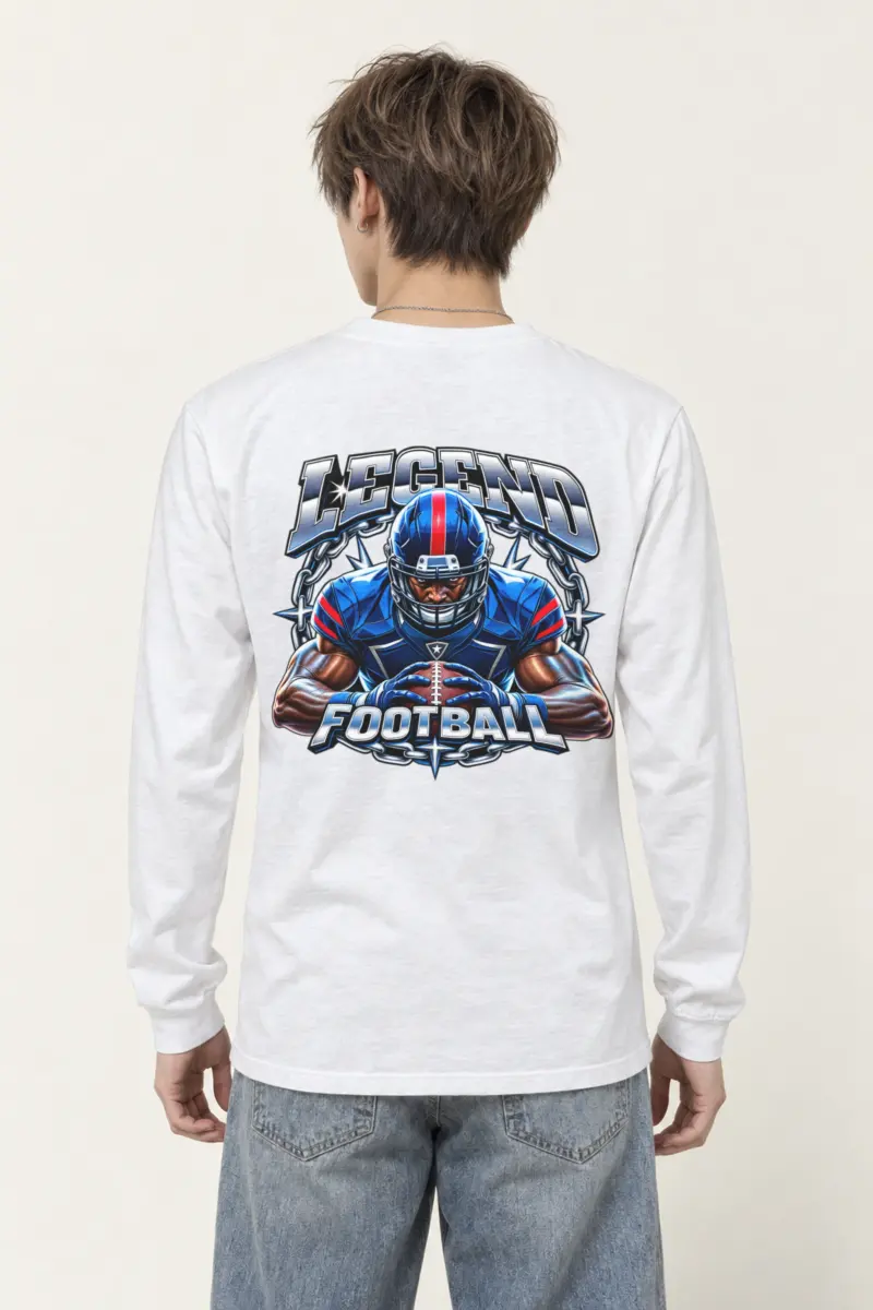 "Gridiron Titan" Unisex Longsleeve T-shirt