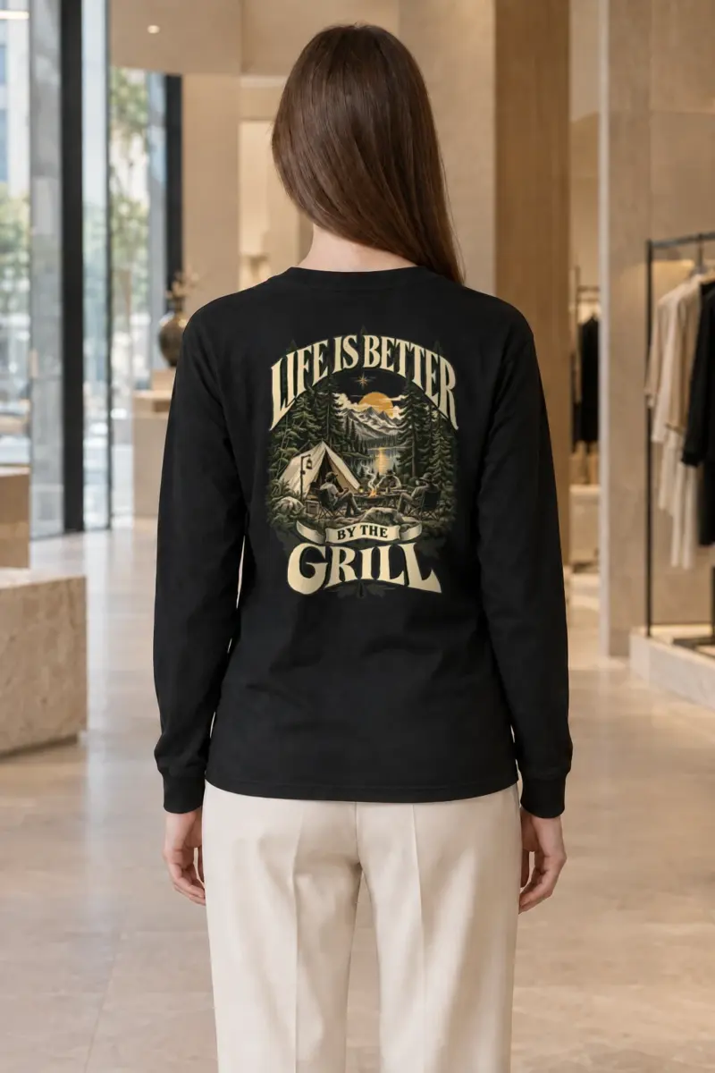 "Grillside Lake Life" Unisex Longsleeve T-shirt | Gildan 2400