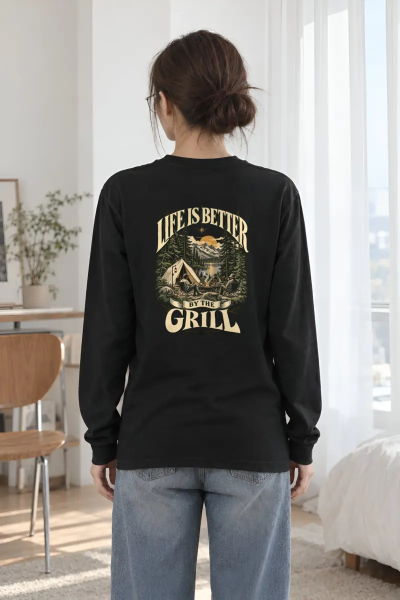 "Grillside Lake Life" Unisex Longsleeve T-shirt