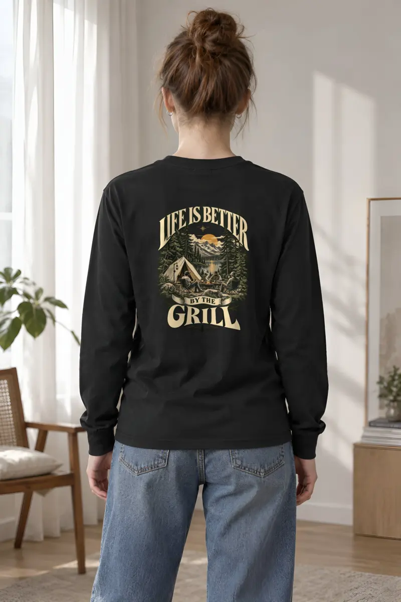 "Grillside Lake Life" Unisex Longsleeve T-shirt