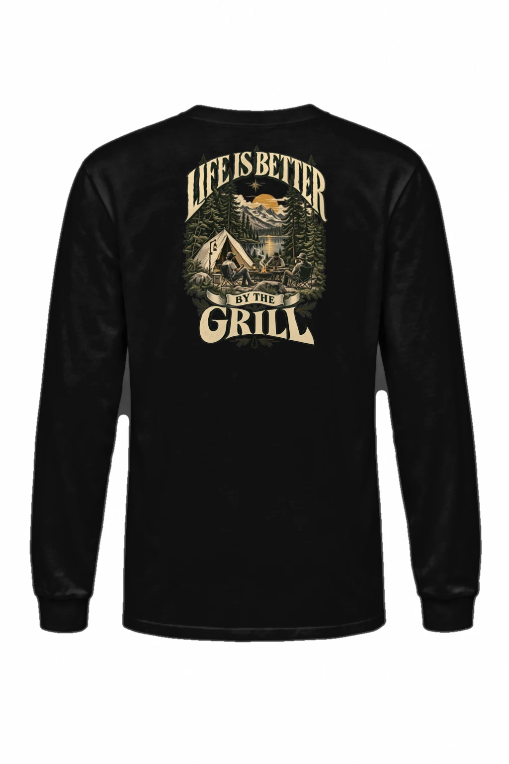 "Grillside Lake Life" Unisex Longsleeve T-shirt | Gildan 2400