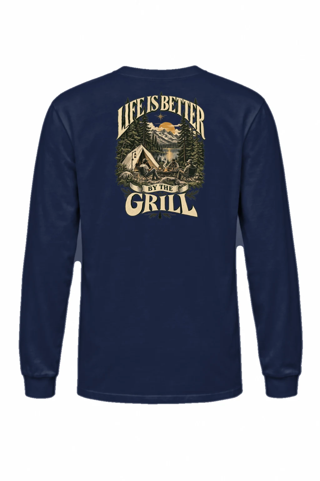 "Grillside Lake Life" Unisex Longsleeve T-shirt | Gildan 2400
