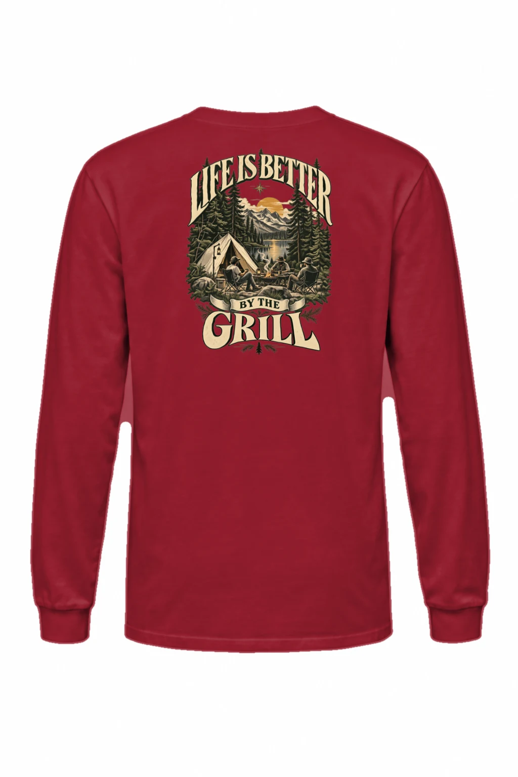 "Grillside Lake Life" Unisex Longsleeve T-shirt | Gildan 2400