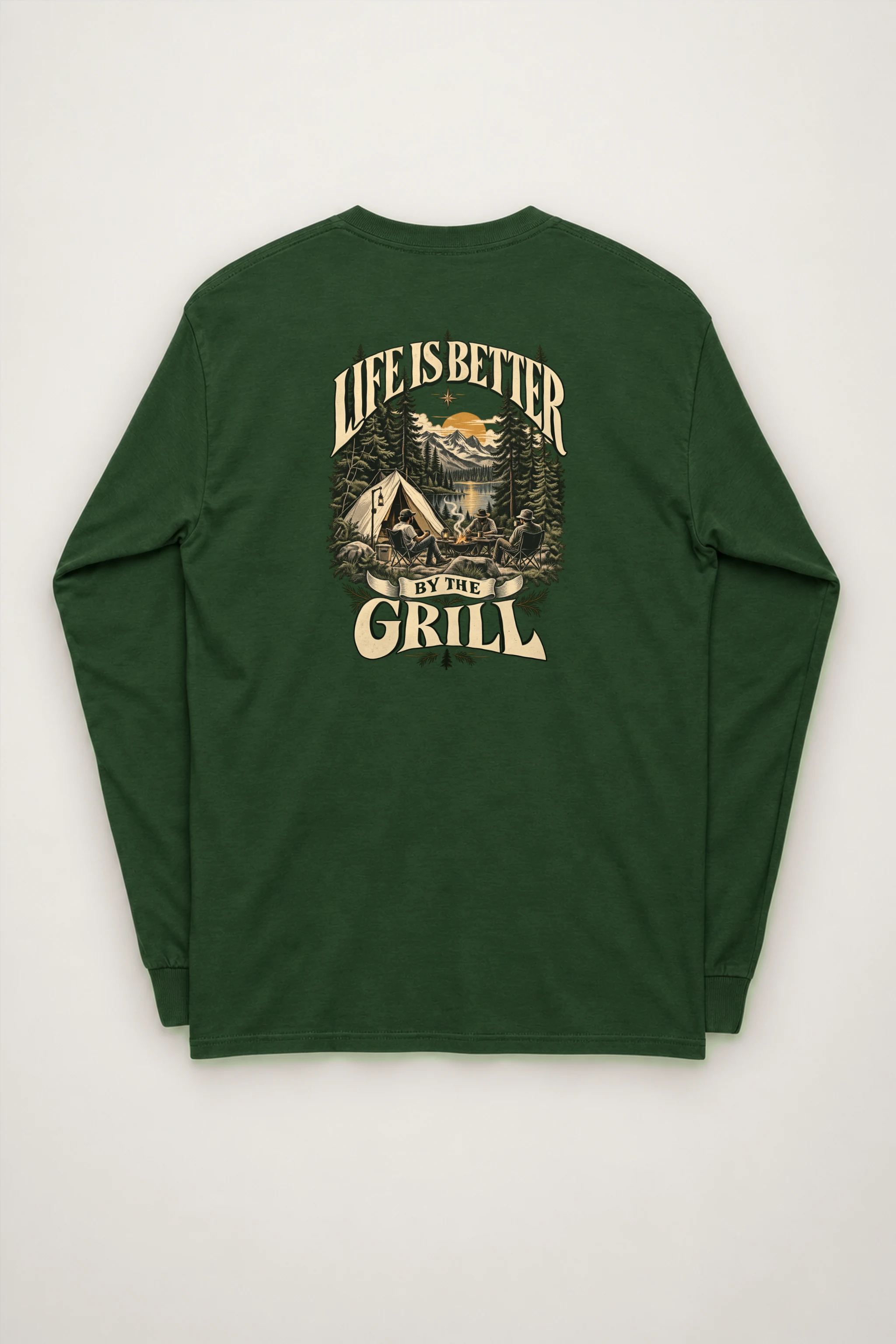 "Grillside Lake Life" Unisex Longsleeve T-shirt