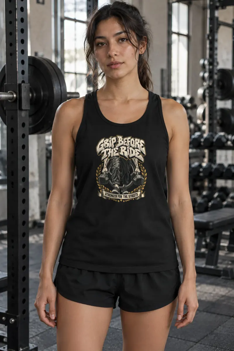 "Grip Before the Ride" Unisex Jersey Tank