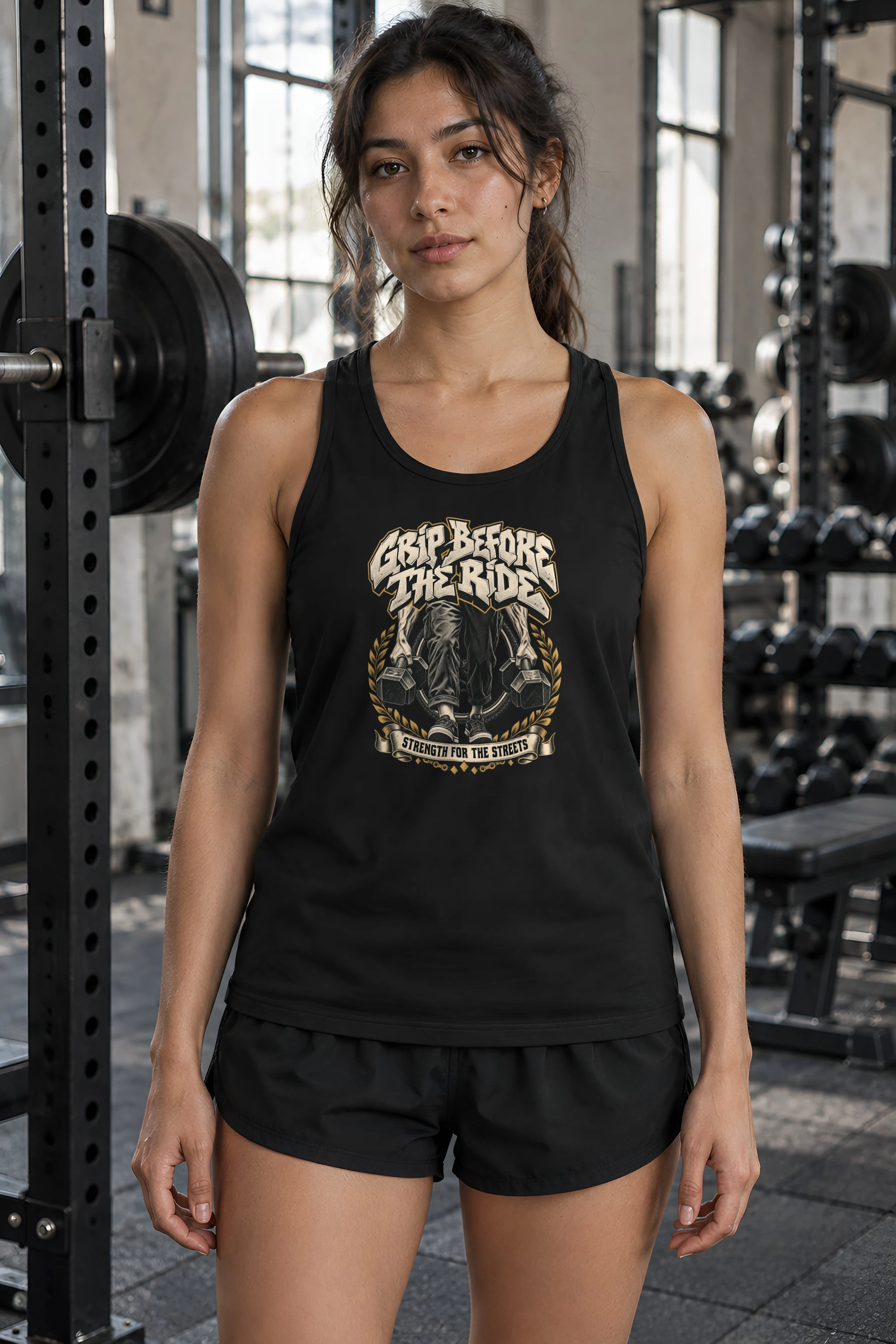 "Grip Before the Ride" Unisex Jersey Tank