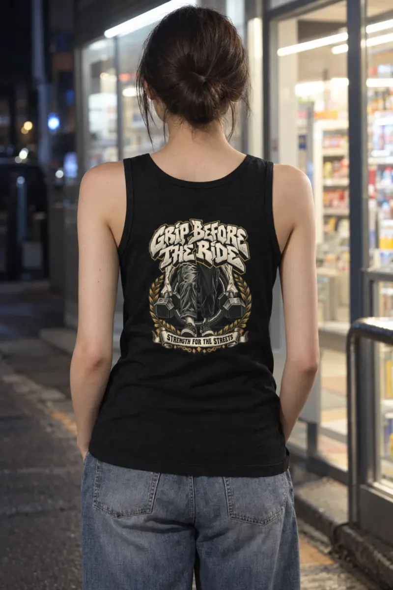 “Grip Before the Ride” Unisex Jersey Tank
