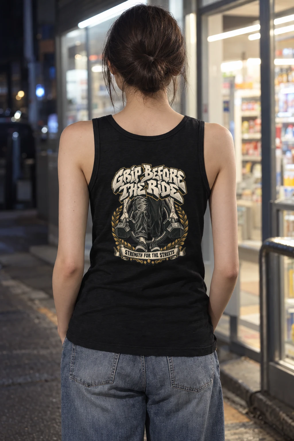 "Grip Before the Ride" Unisex Jersey Tank