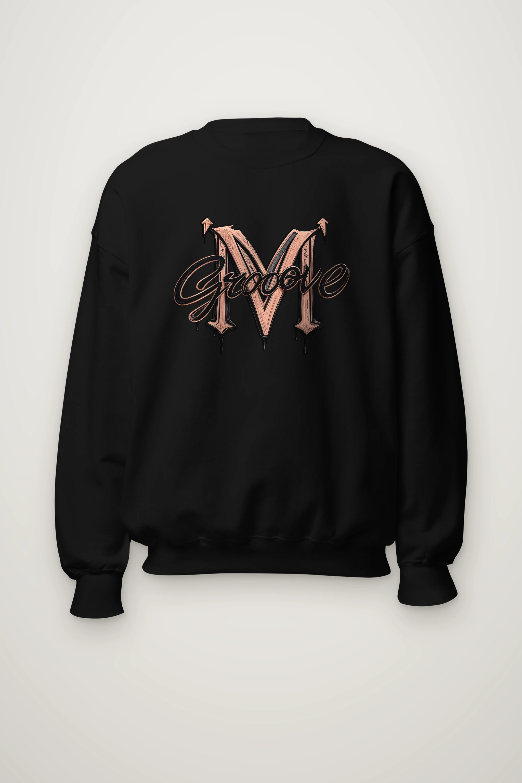 "Groove Gothic M" Heavy Blend Unisex Crewneck Sweatshirt