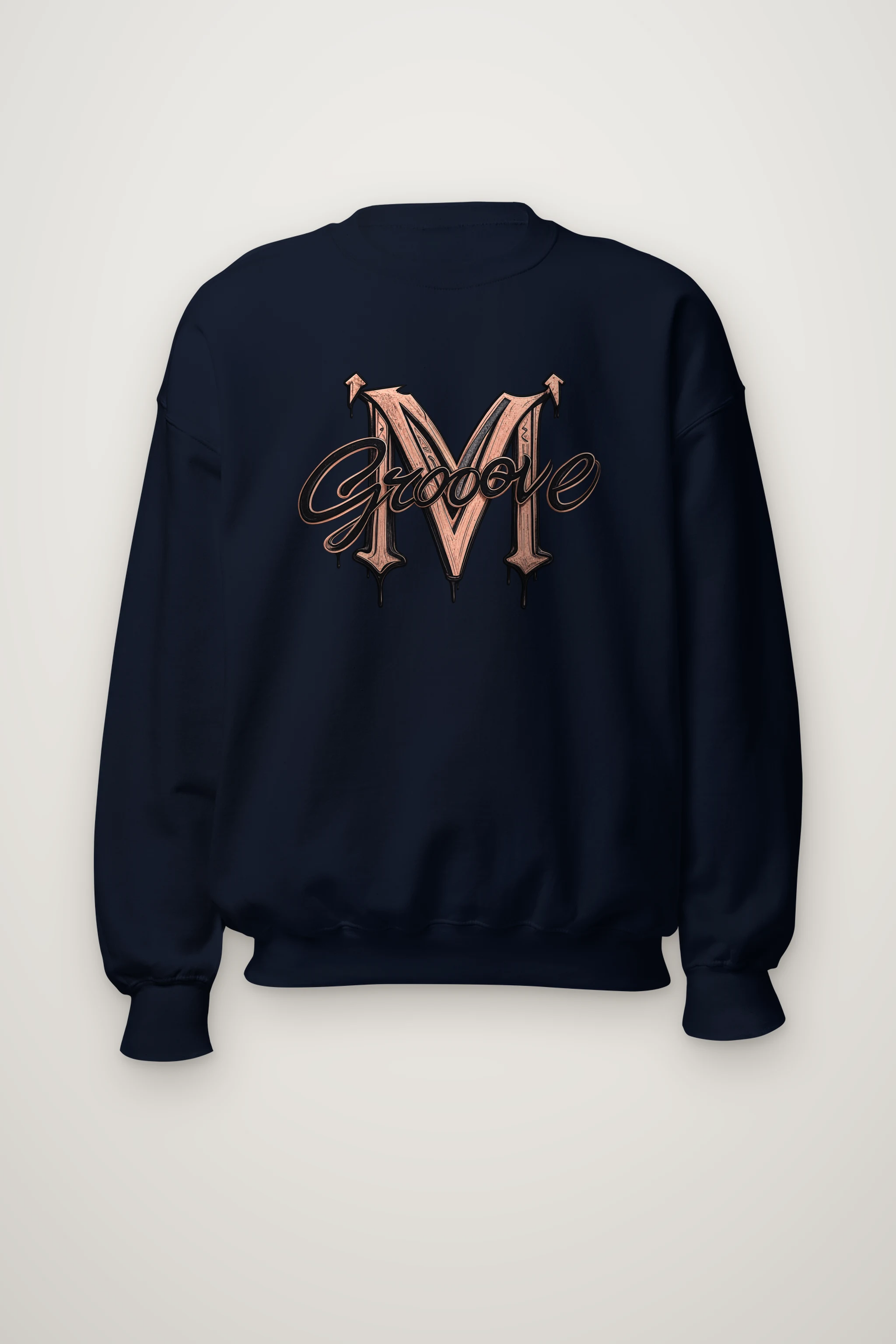 "Groove Gothic M" Heavy Blend Unisex Crewneck Sweatshirt