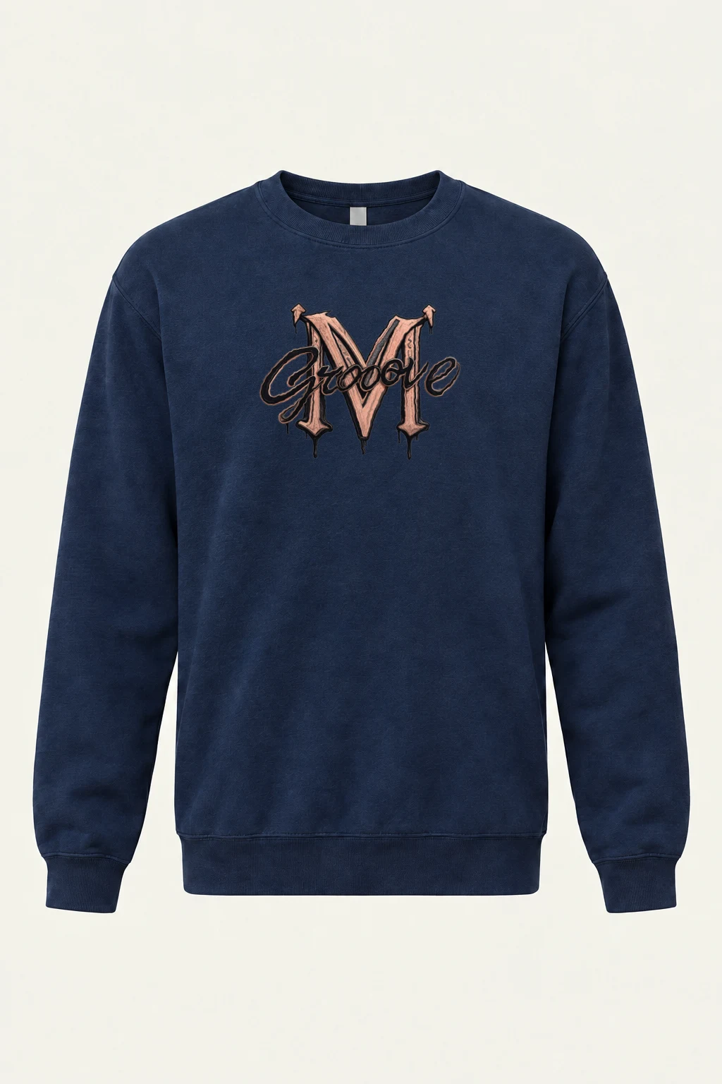 "Groove Gothic M" Heavy Blend Unisex Crewneck Sweatshirt | Gildan 18000