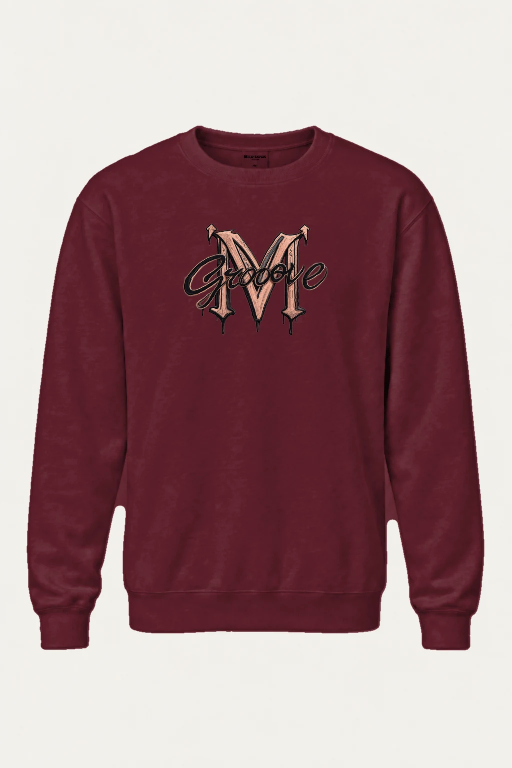 "Groove Gothic M" Heavy Blend Unisex Crewneck Sweatshirt | Gildan 18000