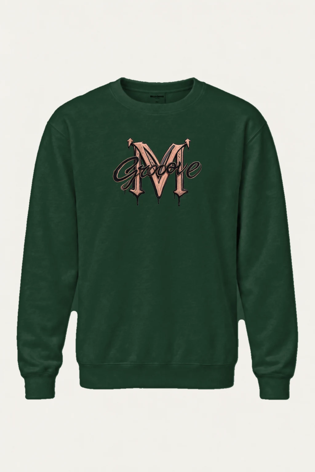 "Groove Gothic M" Heavy Blend Unisex Crewneck Sweatshirt | Gildan 18000