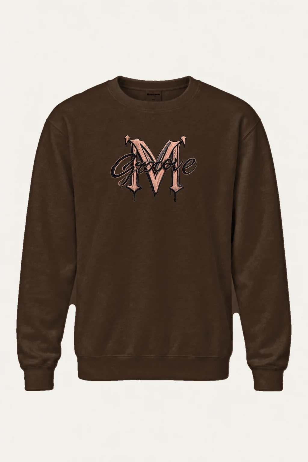 "Groove Gothic M" Heavy Blend Unisex Crewneck Sweatshirt | Gildan 18000