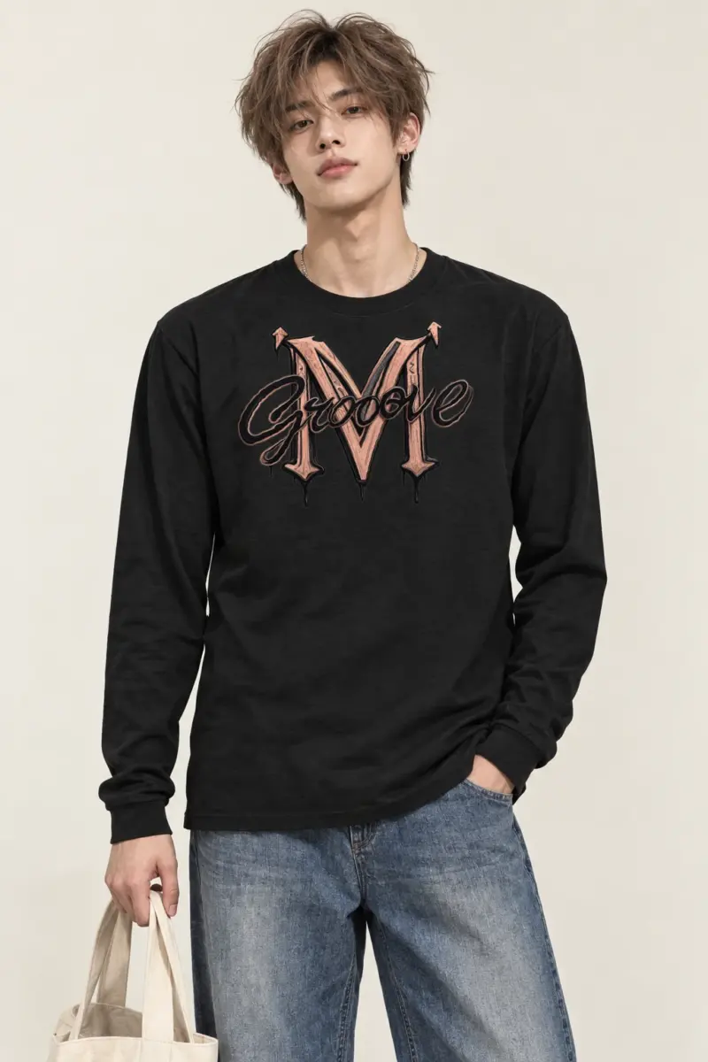 "Groove Gothic M" Unisex Longsleeve T-shirt