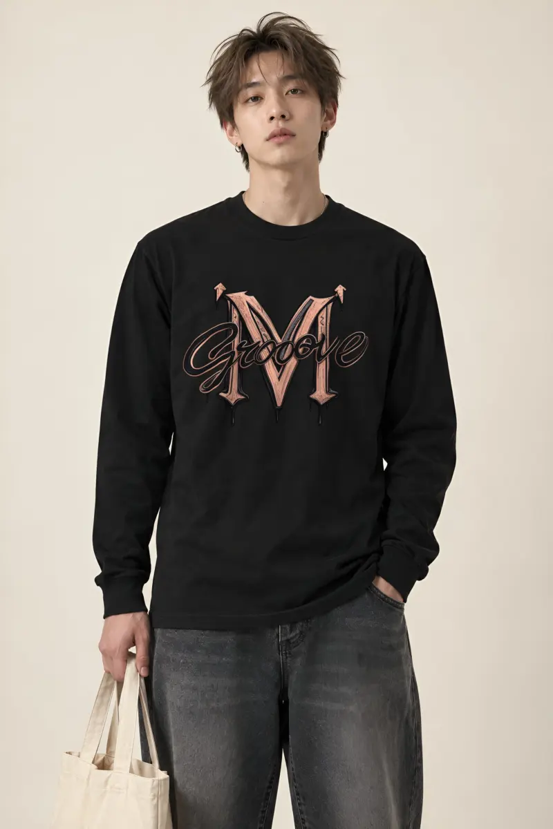 "Groove Gothic M" Unisex Longsleeve T-shirt