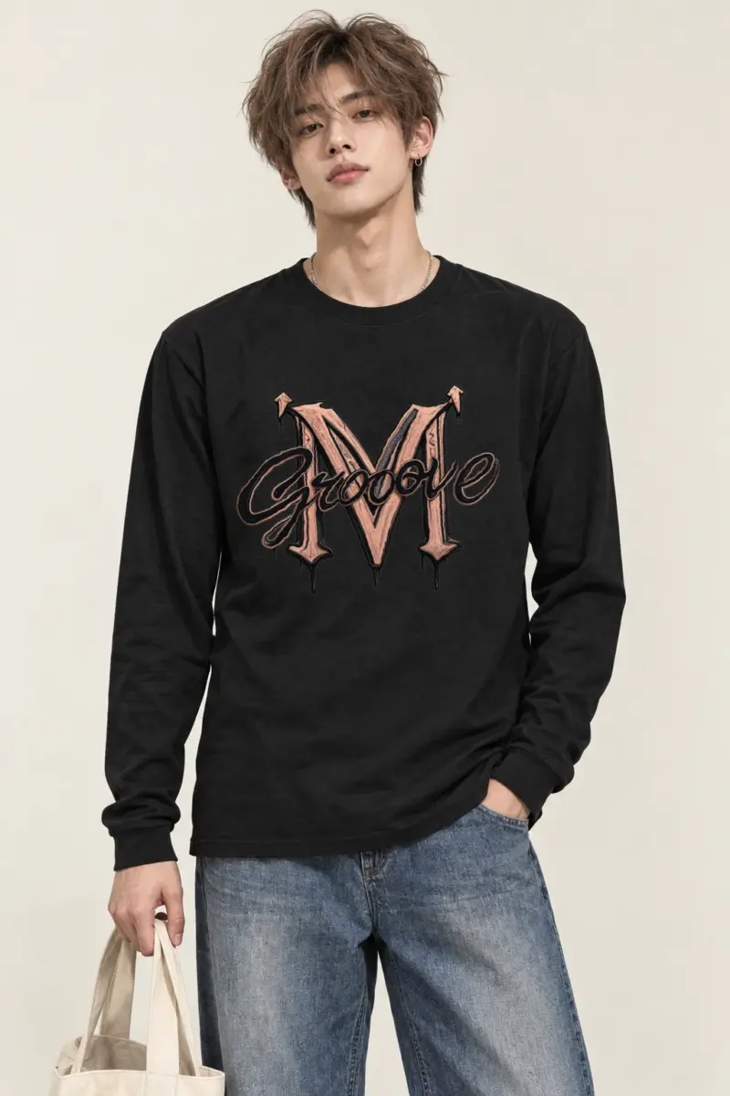 "Groove Gothic M" Unisex Longsleeve T-shirt