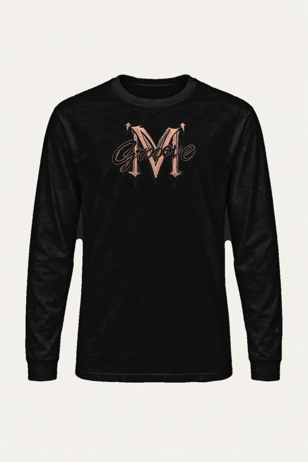 "Groove Gothic M" Unisex Longsleeve T-shirt | Gildan 2400
