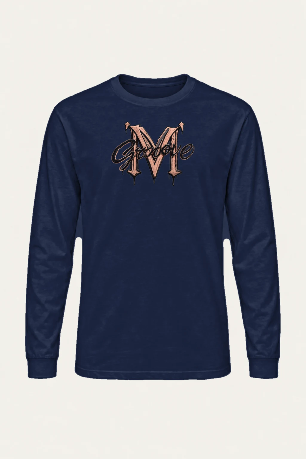 "Groove Gothic M" Unisex Longsleeve T-shirt | Gildan 2400