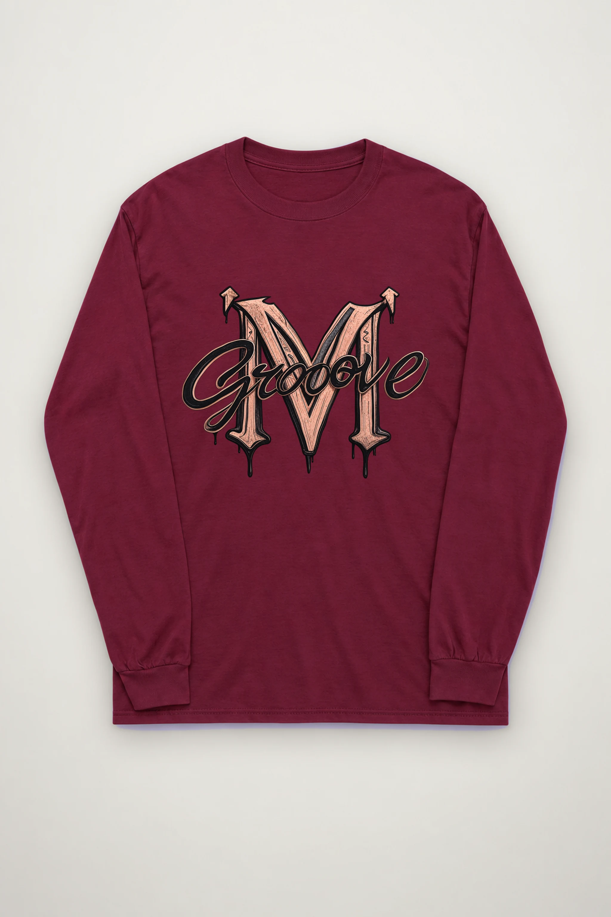 "Groove Gothic M" Unisex Longsleeve T-shirt