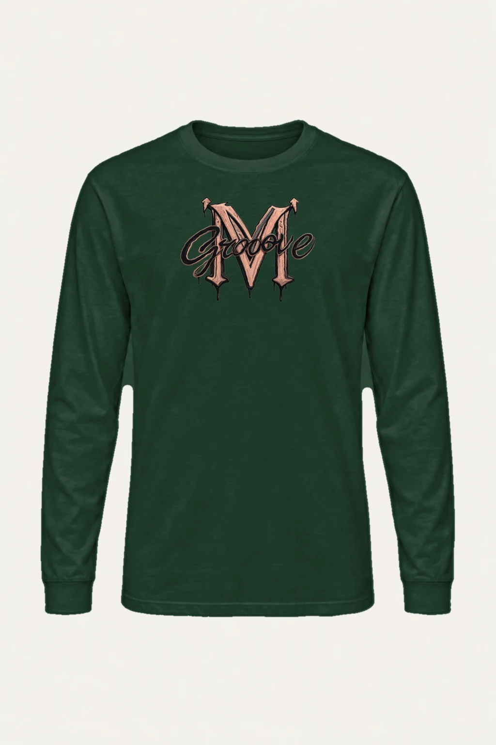 "Groove Gothic M" Unisex Longsleeve T-shirt | Gildan 2400