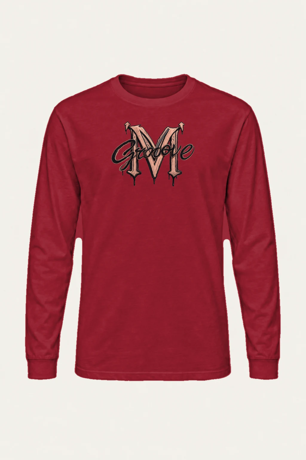 "Groove Gothic M" Unisex Longsleeve T-shirt | Gildan 2400