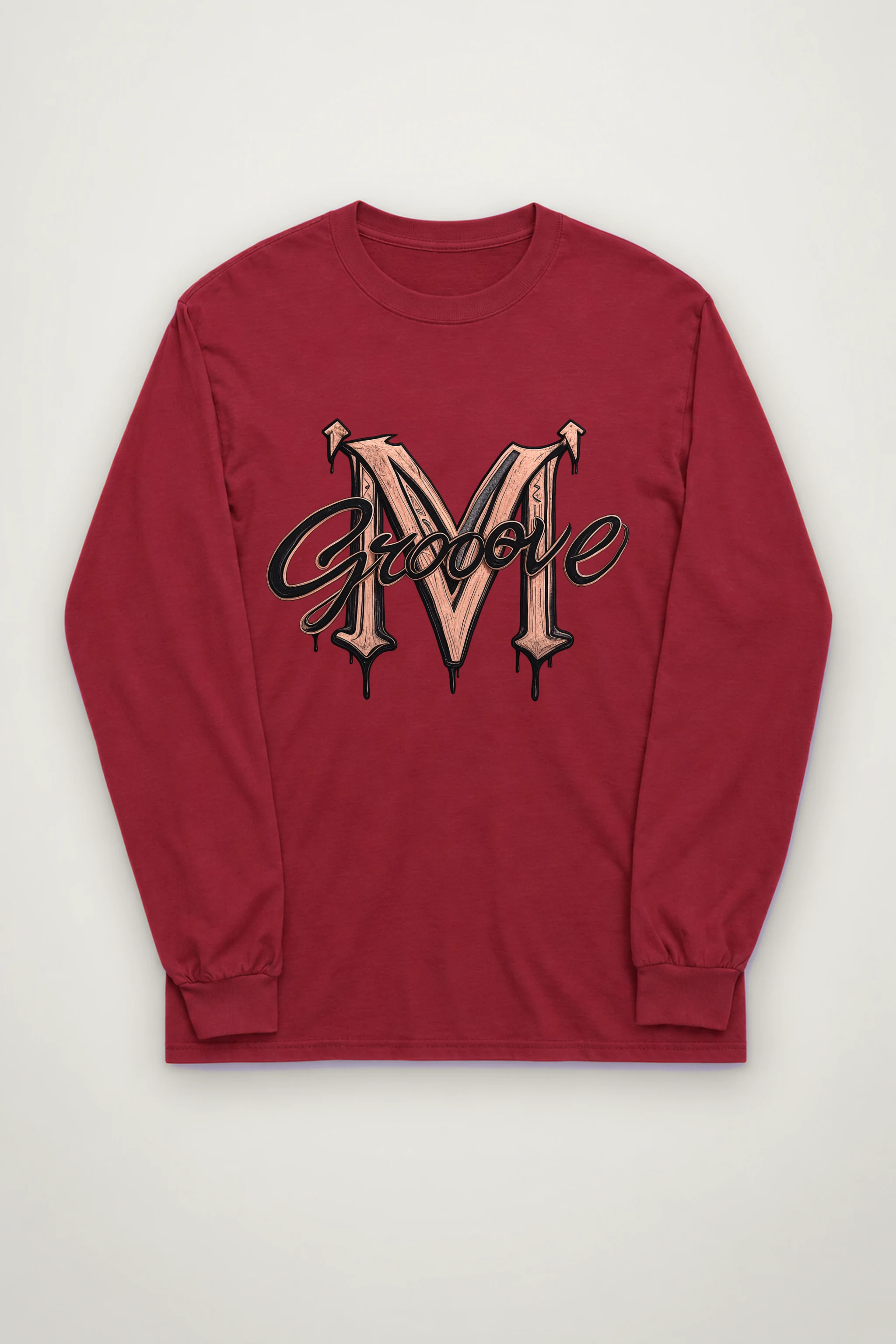 "Groove Gothic M" Unisex Longsleeve T-shirt