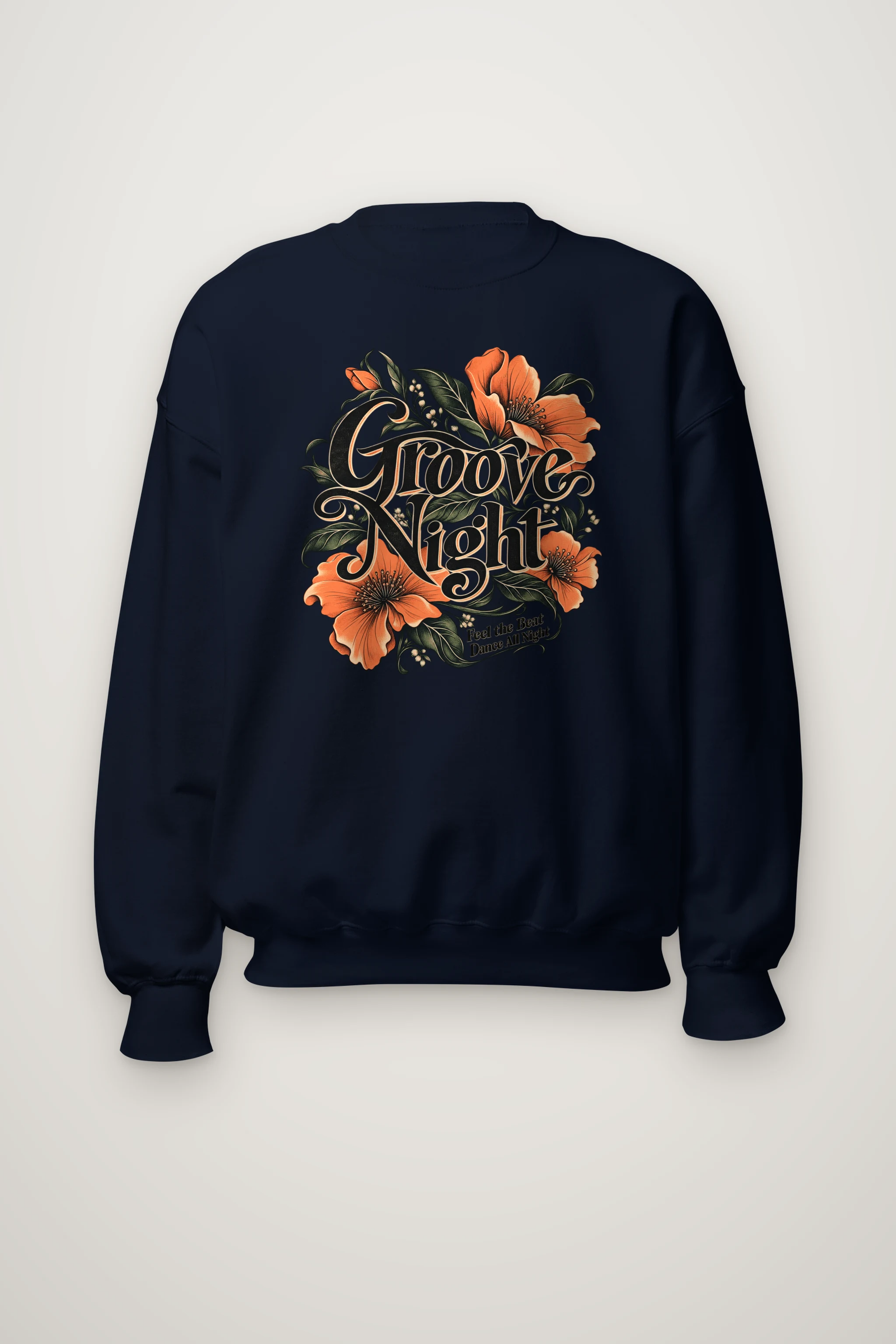 "Groove Night" Heavy Blend Unisex Crewneck Sweatshirt