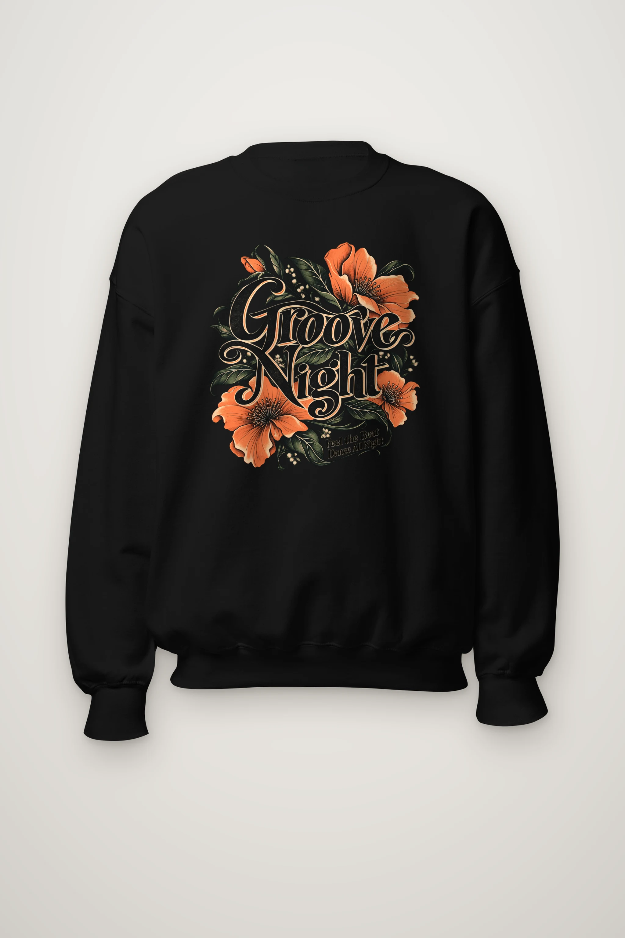 "Groove Night" Heavy Blend Unisex Crewneck Sweatshirt