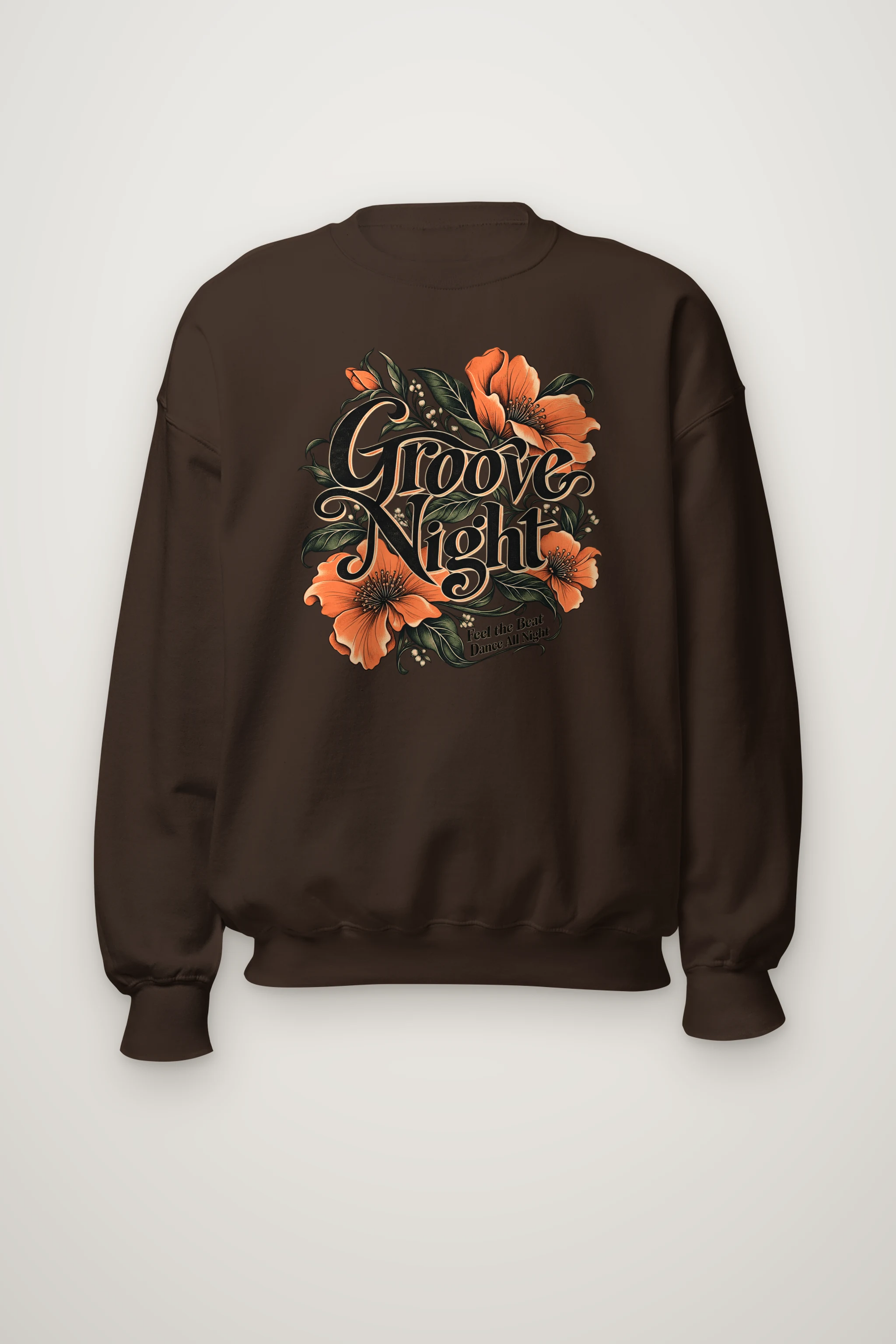 "Groove Night" Heavy Blend Unisex Crewneck Sweatshirt