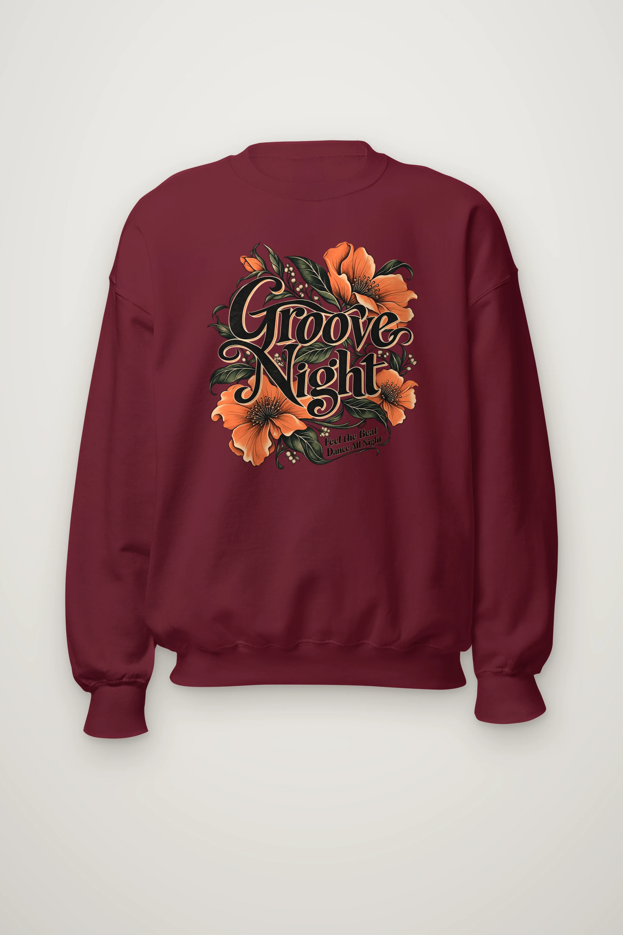 "Groove Night" Heavy Blend Unisex Crewneck Sweatshirt