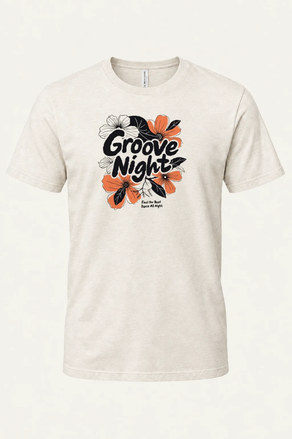 "Groove Night" Heavyweight Unisex Crewneck T-shirt | Gildan 5000