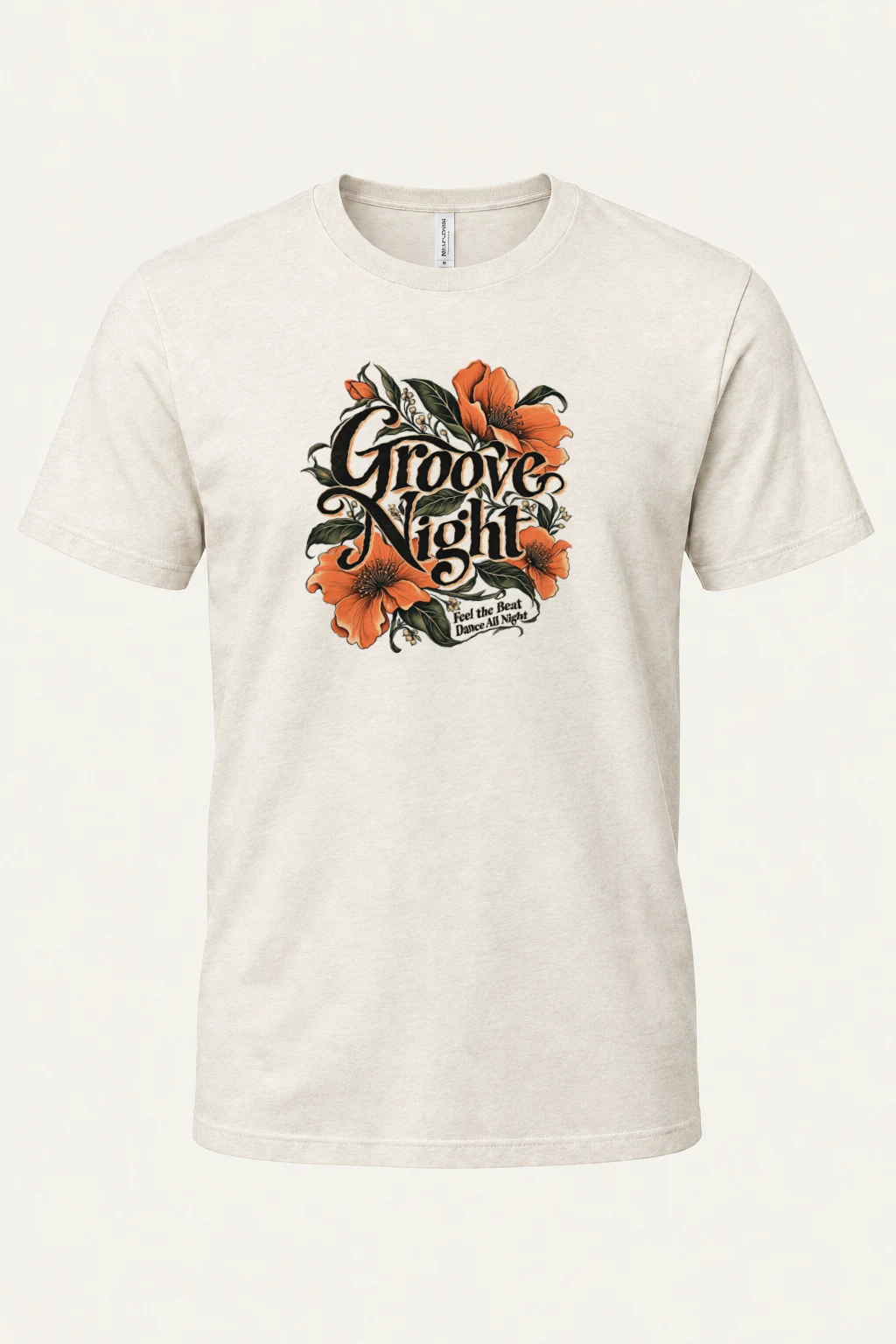 "Groove Night" Heavyweight Unisex Crewneck T-shirt | Gildan 5000