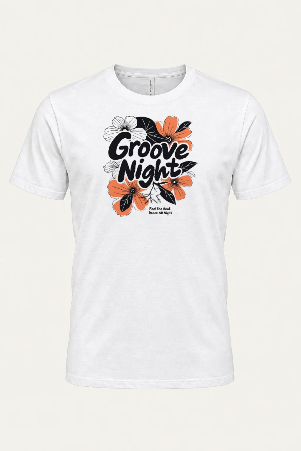 "Groove Night" Heavyweight Unisex Crewneck T-shirt | Gildan 5000