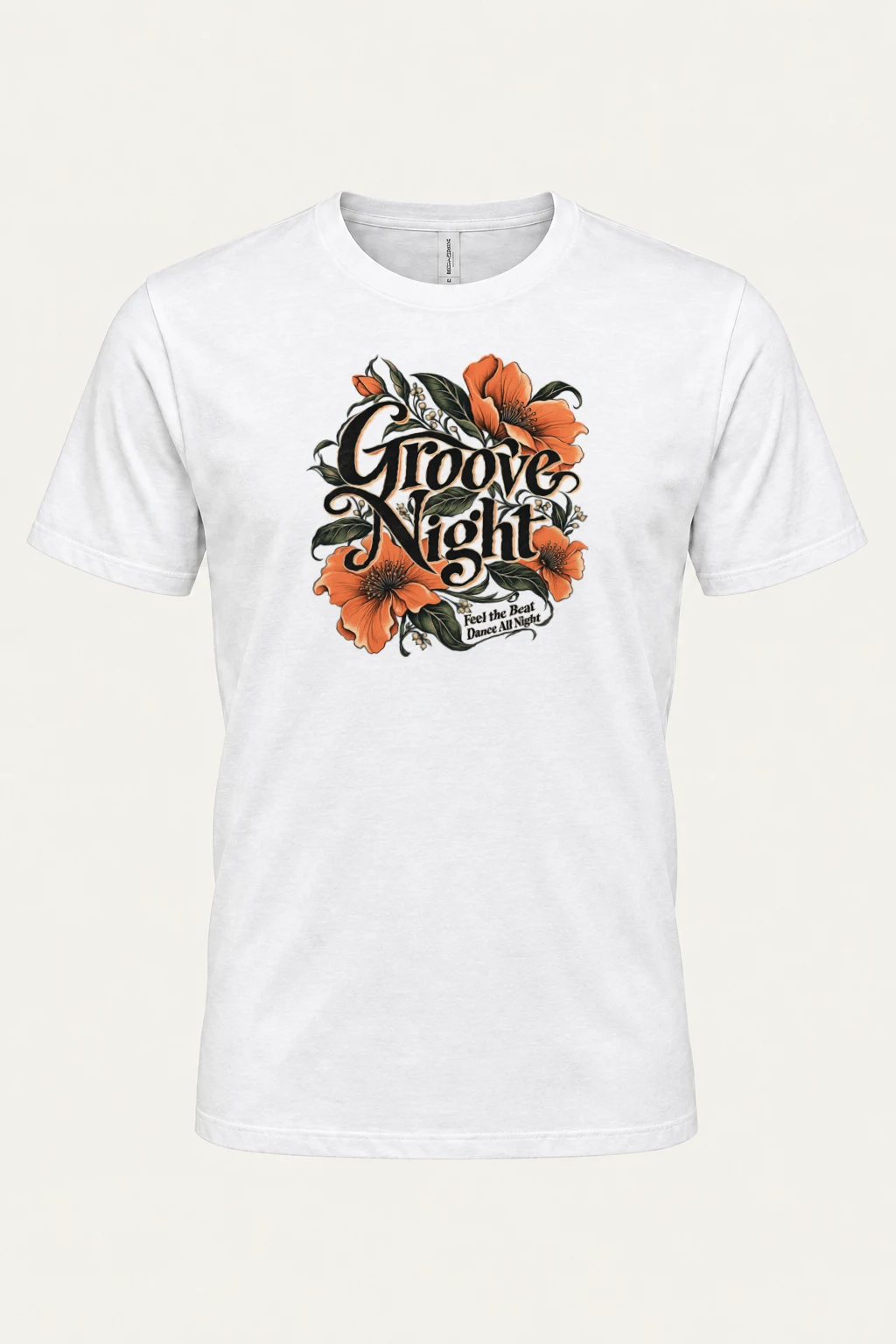 "Groove Night" Heavyweight Unisex Crewneck T-shirt | Gildan 5000