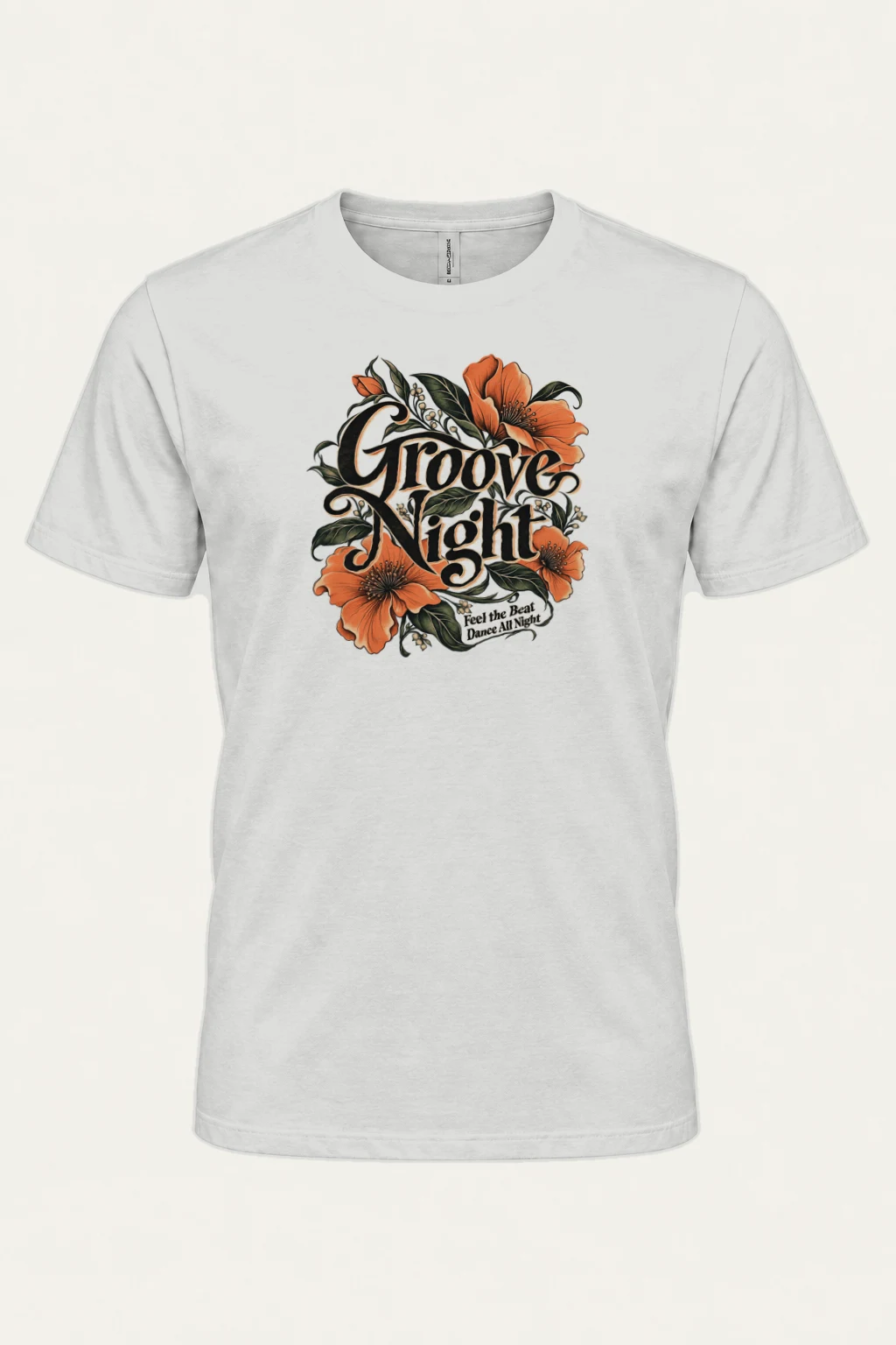 "Groove Night" Heavyweight Unisex Crewneck T-shirt | Gildan 5000