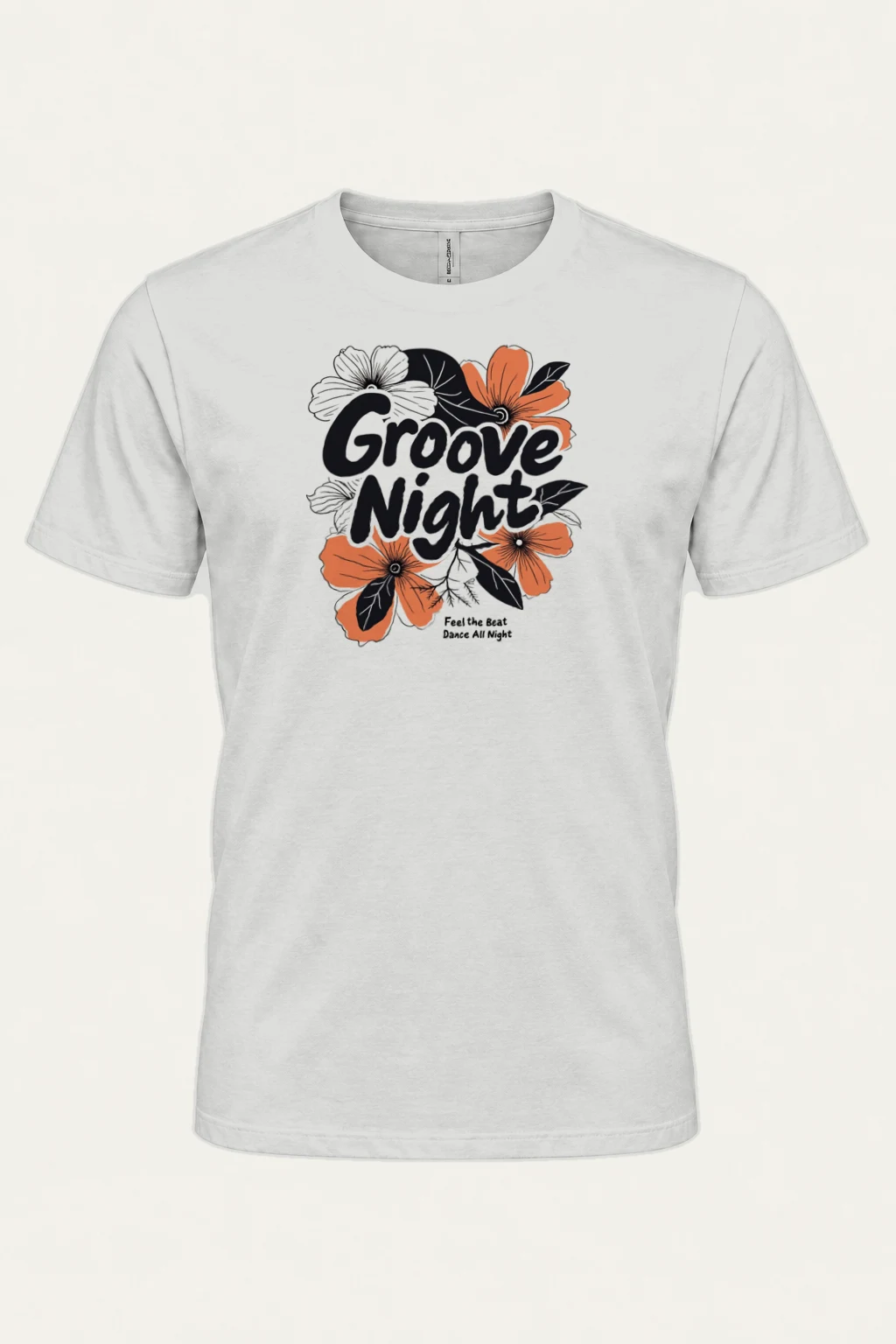 "Groove Night" Heavyweight Unisex Crewneck T-shirt | Gildan 5000