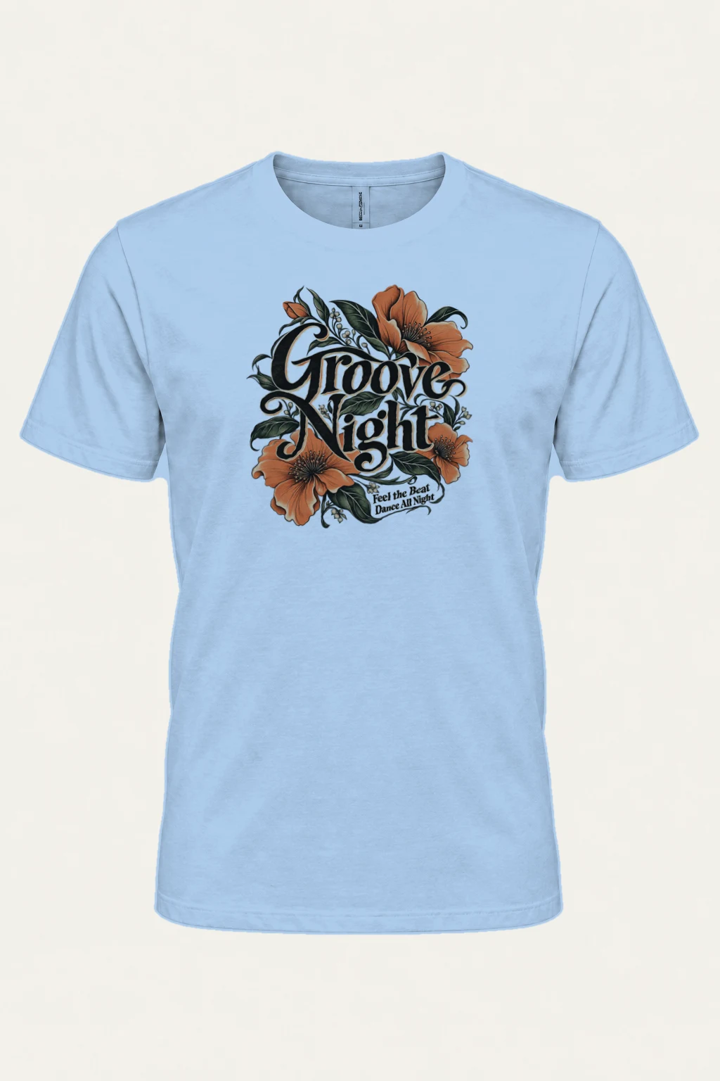 "Groove Night" Heavyweight Unisex Crewneck T-shirt | Gildan 5000