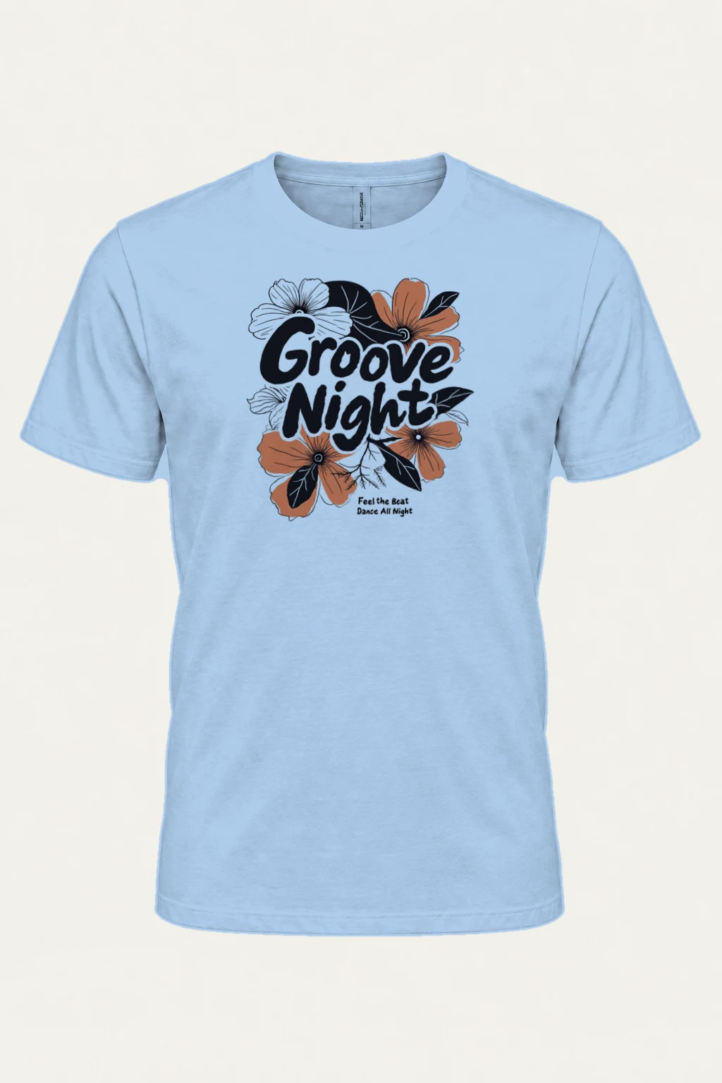 "Groove Night" Heavyweight Unisex Crewneck T-shirt | Gildan 5000