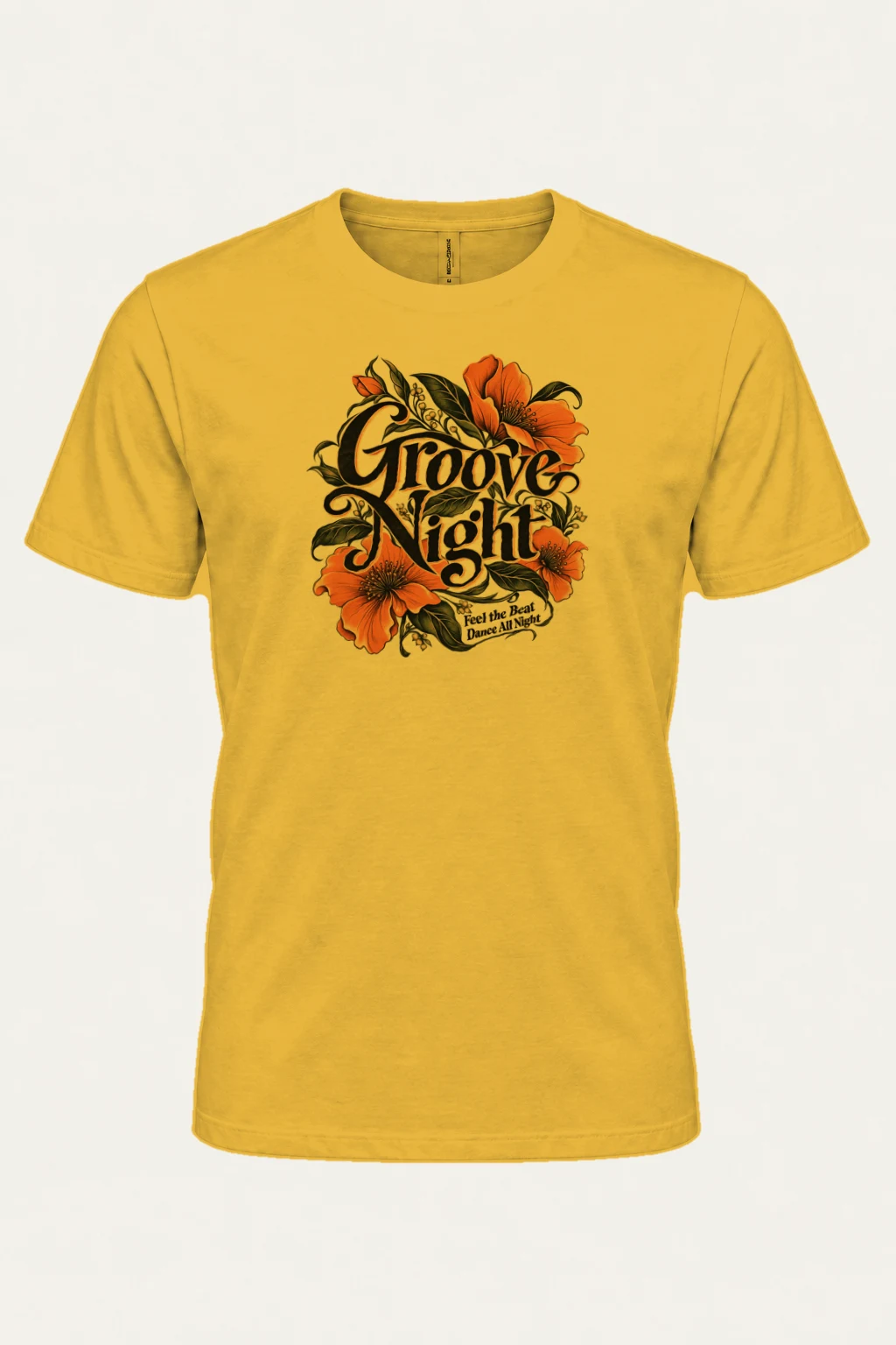 "Groove Night" Heavyweight Unisex Crewneck T-shirt | Gildan 5000