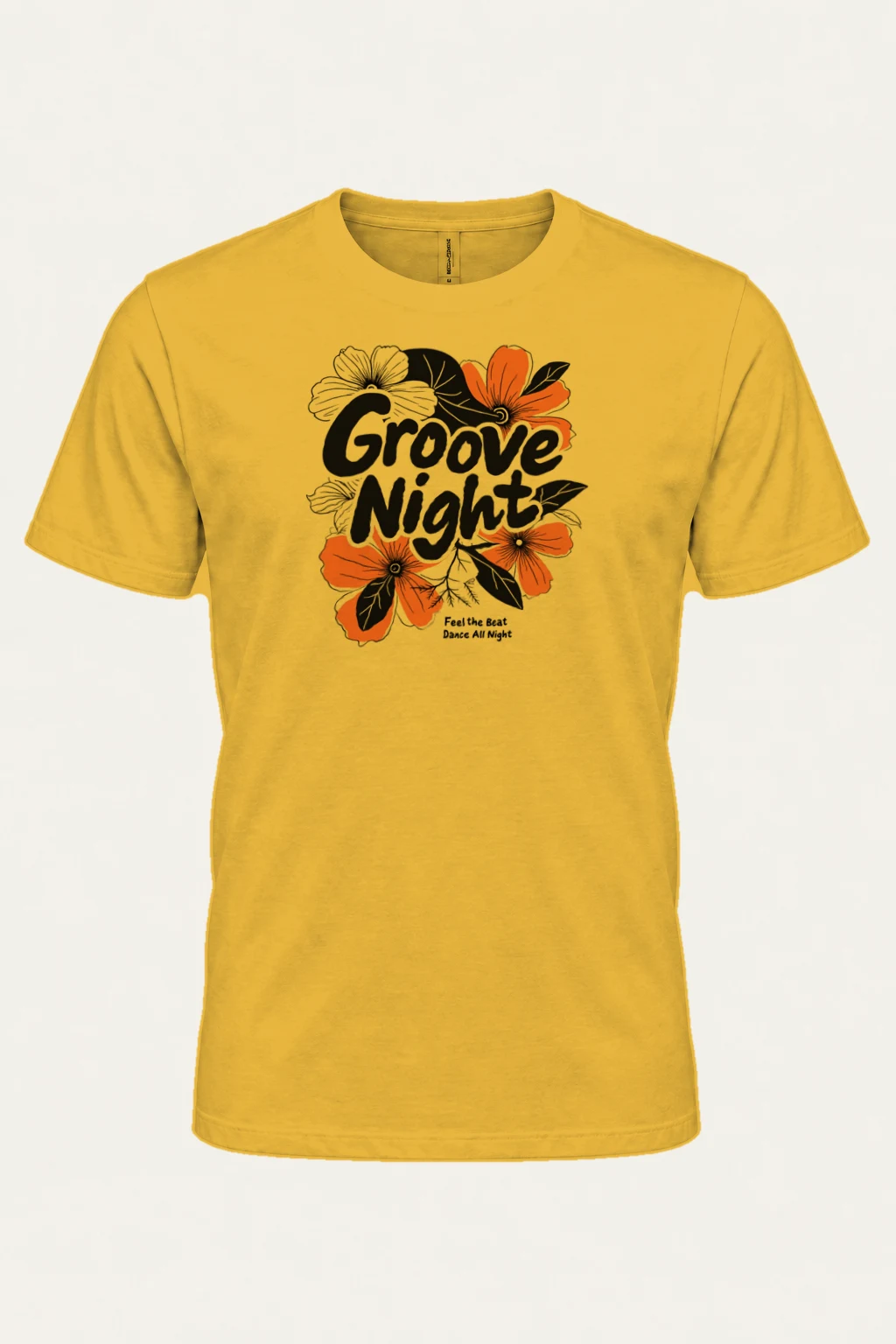 "Groove Night" Heavyweight Unisex Crewneck T-shirt | Gildan 5000