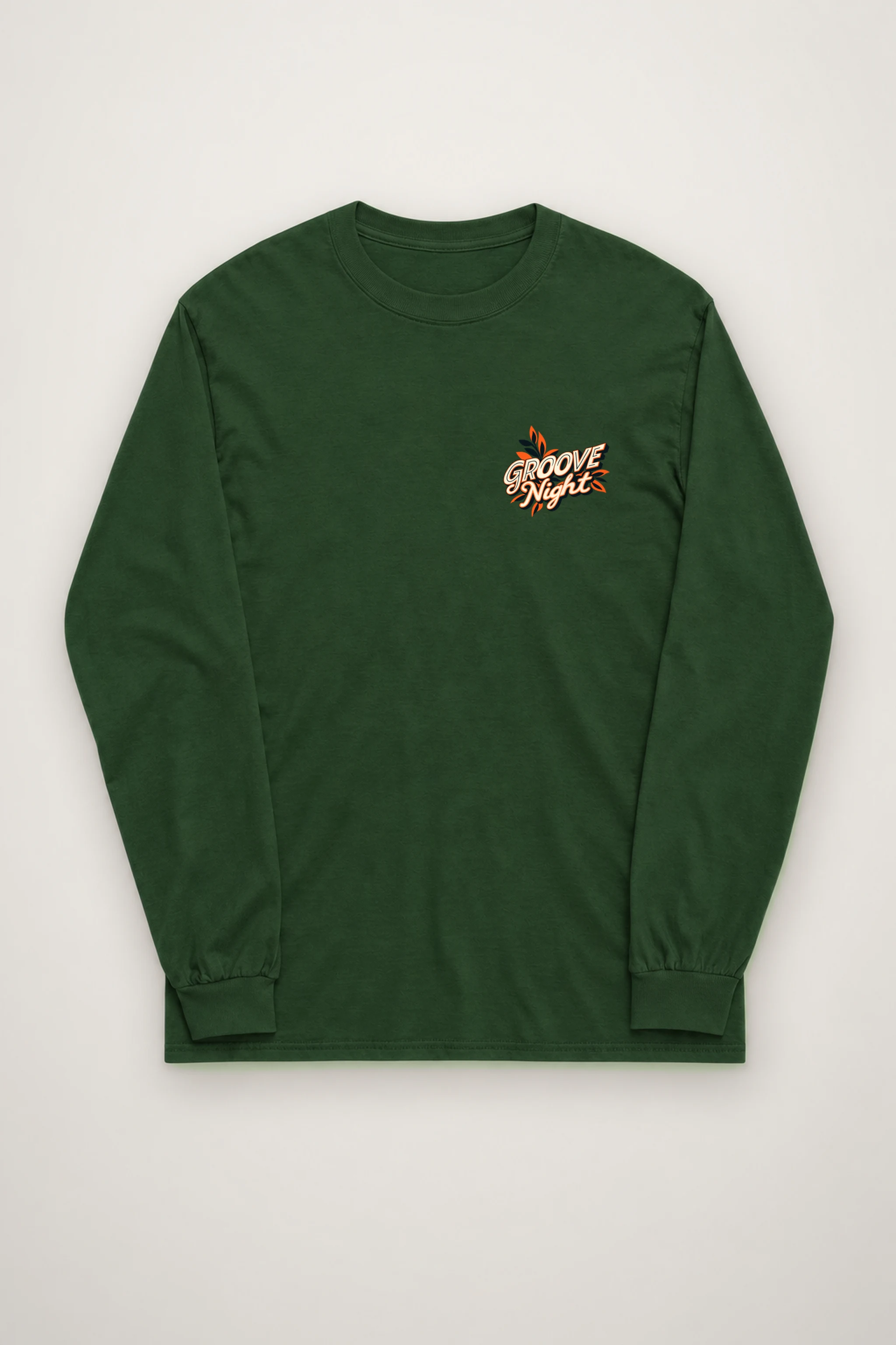 "Groove Night Poster" Unisex Longsleeve T-shirt