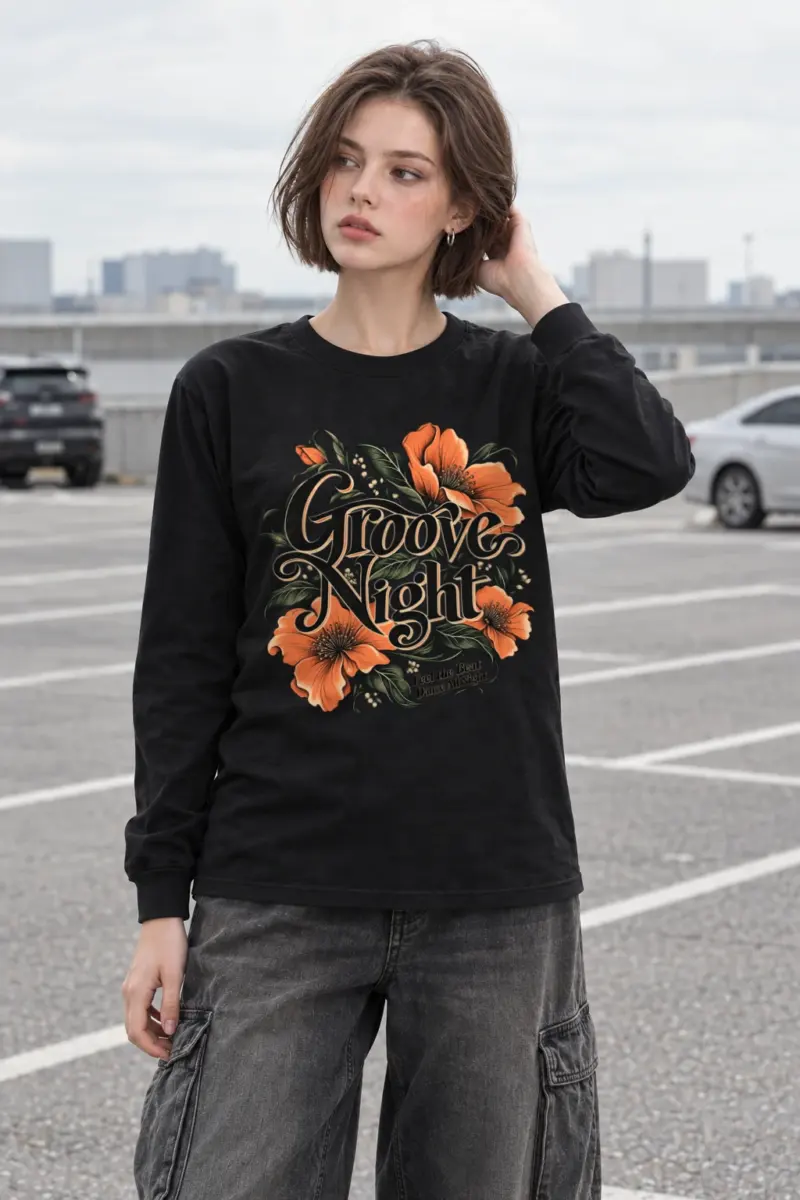 "Groove Night" Unisex Longsleeve T-shirt